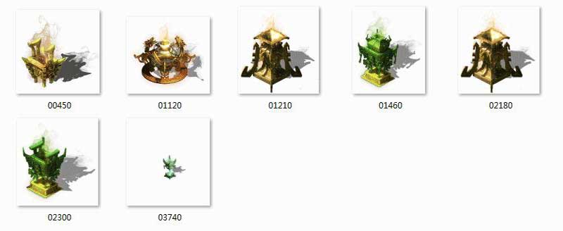 宝鼎自定义动态NPC超清素材