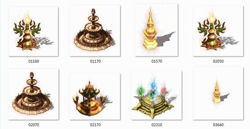 祭坛自定义动态NPC超清素材