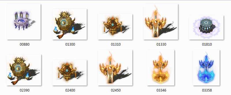 太极八卦自定义动态NPC超清素材