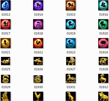 十二生肖传奇高清素材