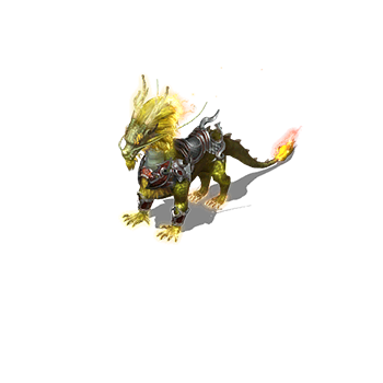 传奇绿麒麟坐骑素材