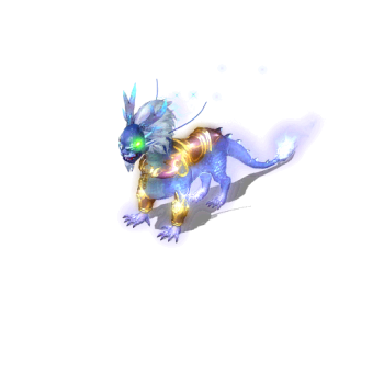 传奇蓝麒麟坐骑素材