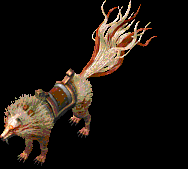 棕色九尾狐素材