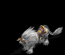 灰色独角狮坐骑复古传奇素材