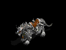 灰豹铠甲坐骑复古传奇素材