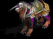 独角战马坐骑复古传奇素材