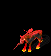 烈焰独角兽坐骑复古传奇素材