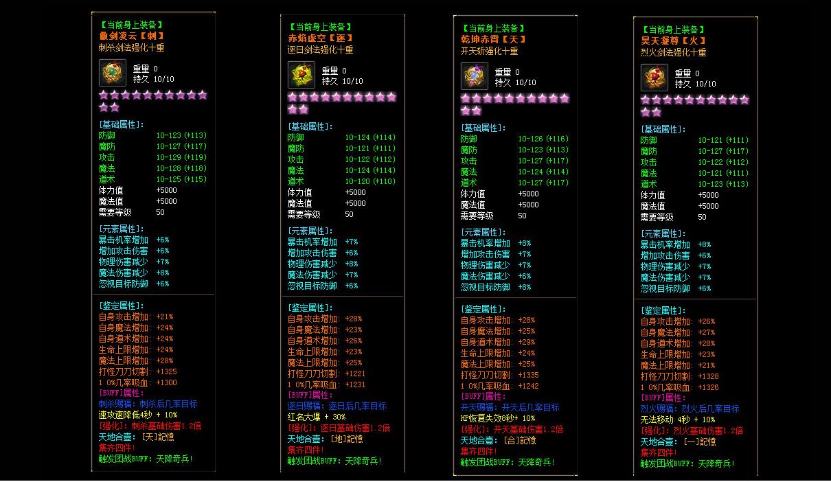 法力无边传奇属性介绍